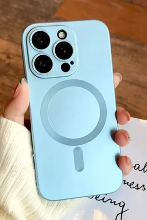iPhone 13 Pro Max MagSafe Supported Silica Soft Gel Metallic